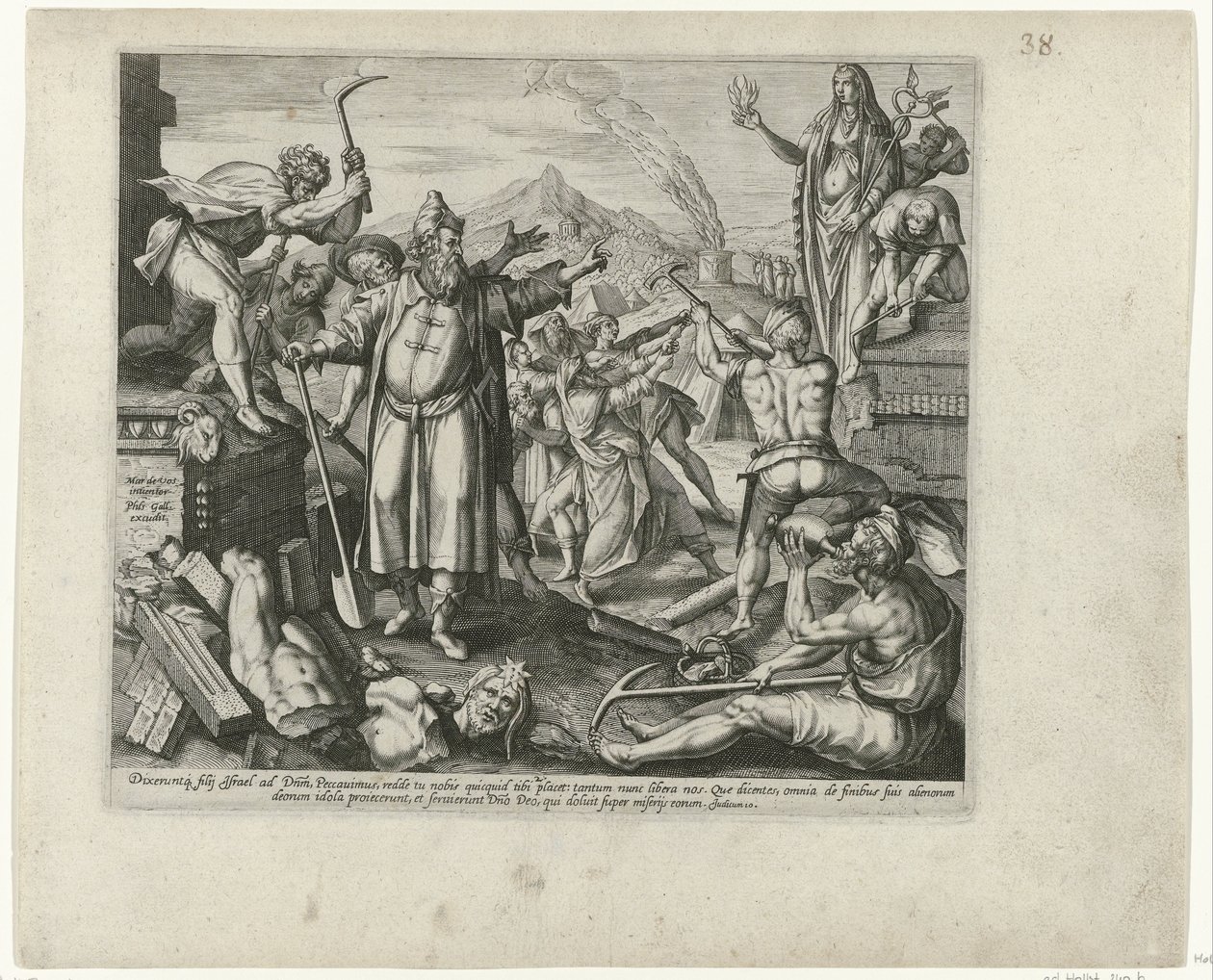 Vernietiging van de afgodsbeelden van Baäl Boetedoening en berouw in het Oude Testament en het Nieuwe Testament (dizi başlığı) Suçların cezasının, cezanın merkezinde olduğu ve kendisini Rab Tanrı