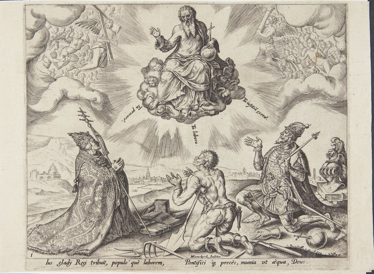 Rab üç mülke görevler veriyor by Philips Galle