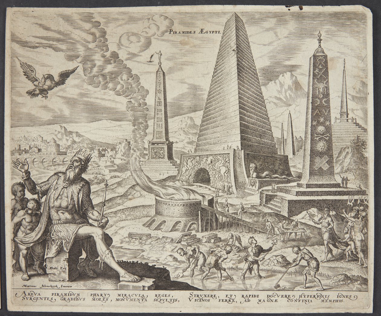 Mısır piramitleri by Philips Galle