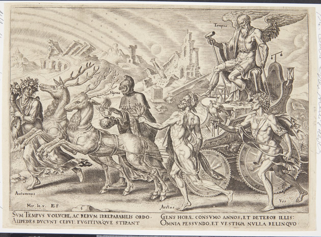 zamanın zaferi by Philips Galle