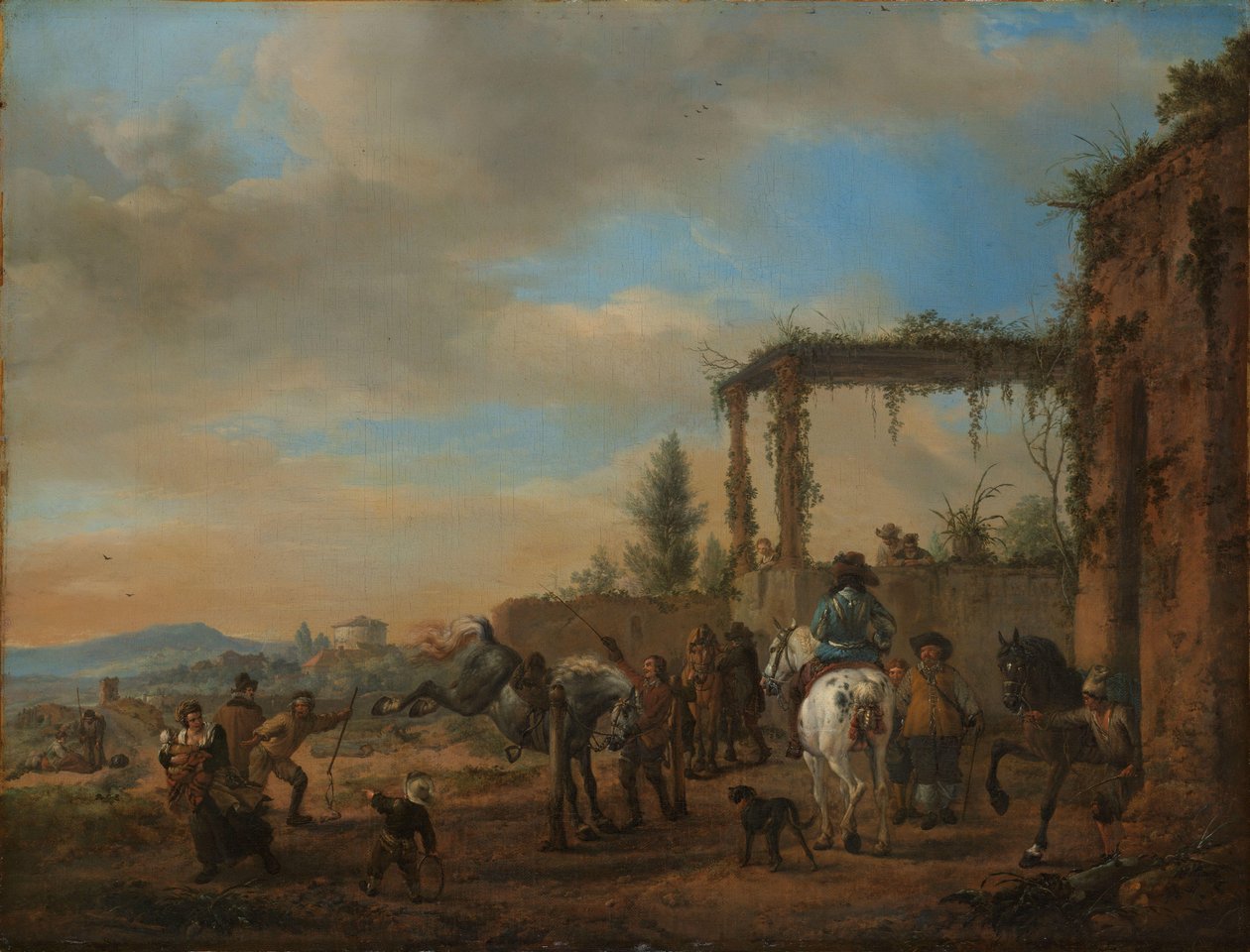 Binicilik Okulu Binicilik Okulu by Philips Wouwerman