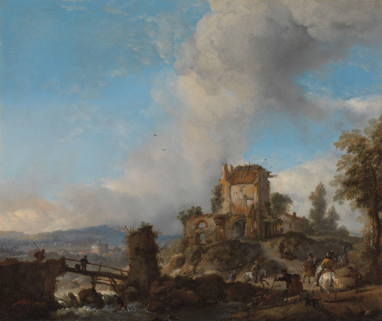 geyik avı by Philips Wouwerman