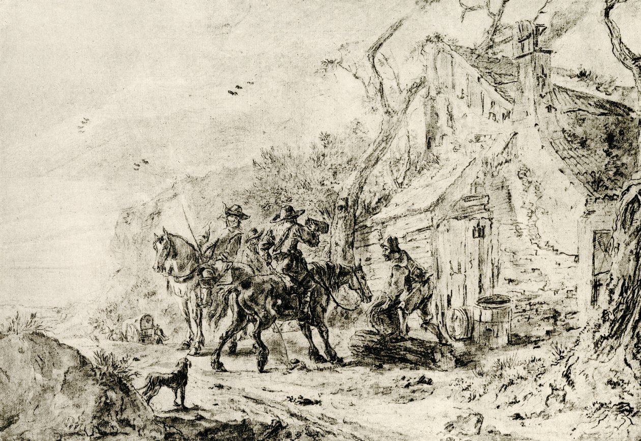 tavernada dur by Philips Wouwerman