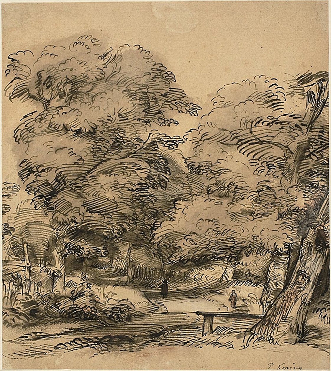 Ormanda Bir Yol by Philips de Koninck