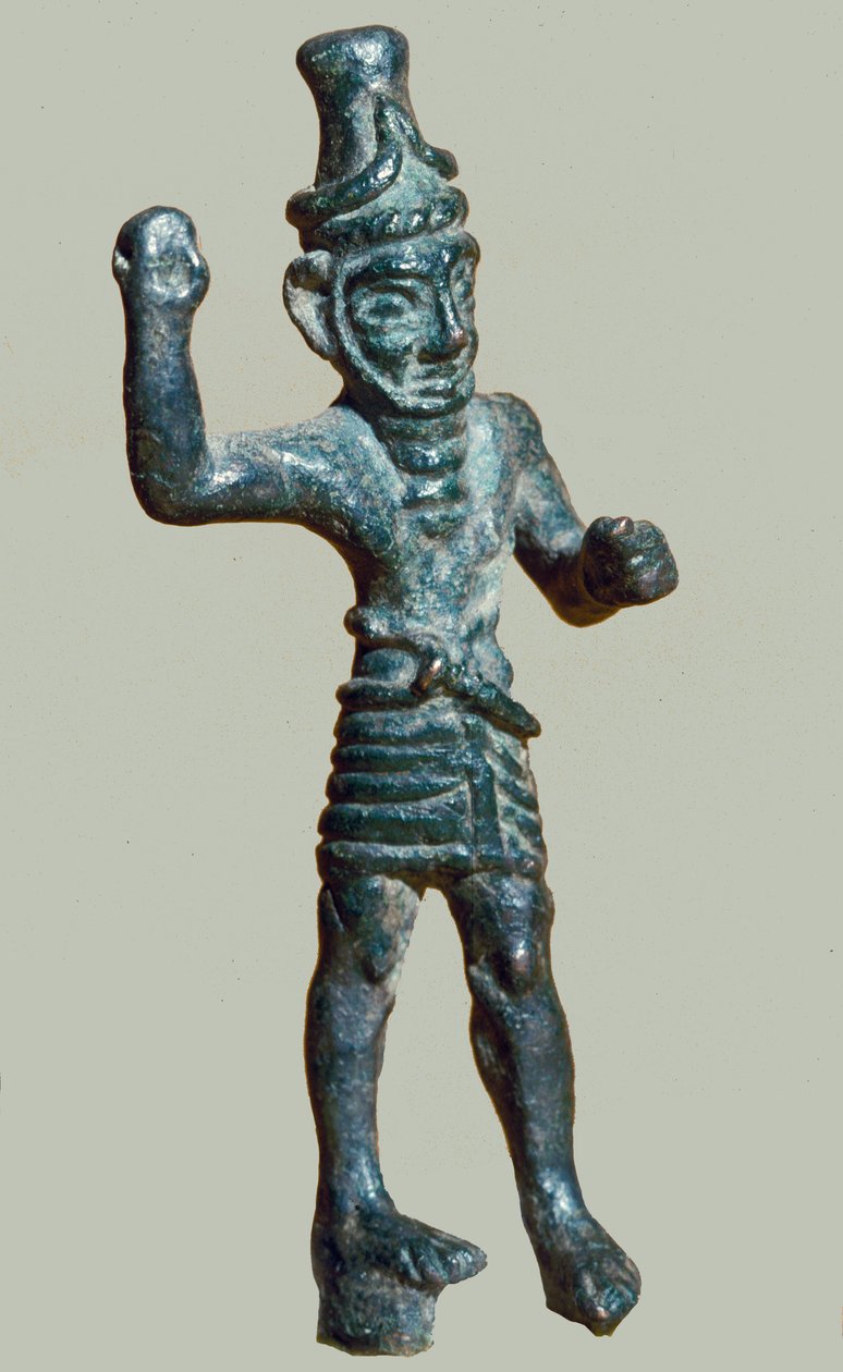Reshef heykelciği, MÖ 14-13. yy (bronz) by Phoenician