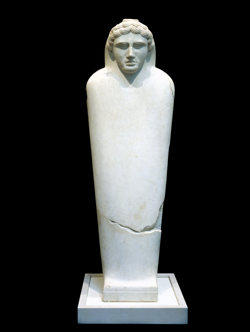 Bir Gençlik Lahdi, MÖ 5.-4. yy (Parian mermeri) by Phoenician Phoenician