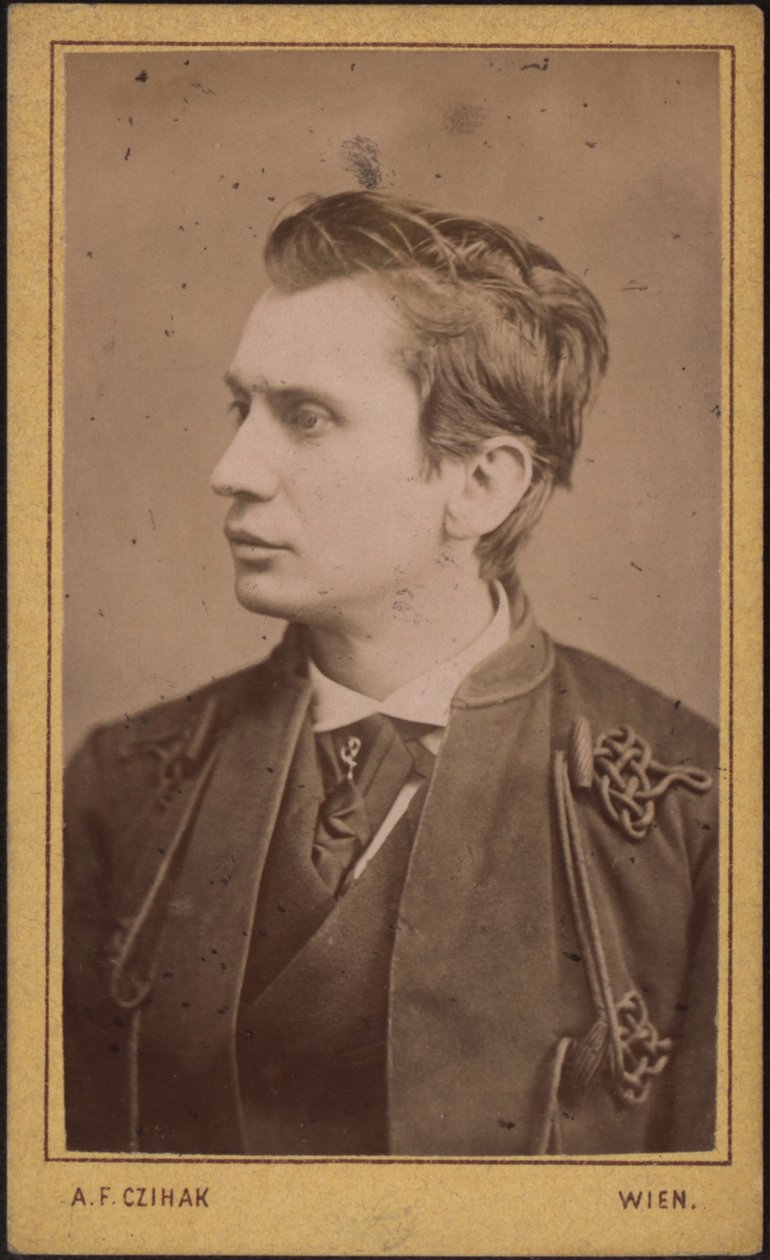 Leopold von Sacher-Masoch 1836-1895, c. 1880 by Photo studio Adolf F. Czihak.