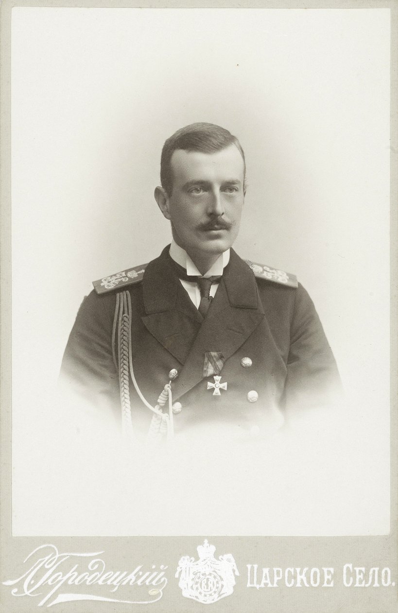 Rusya Büyük Dükü Cyril Vladimirovich 1876-1938, c. 1900. by Photo studio L. Gorodetsky.