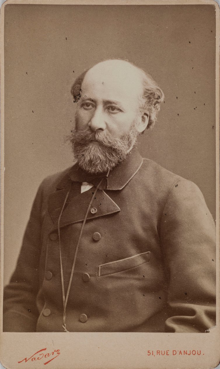 Octave Feuillet 1821-1890 portresi. by Photo studio Nadar.