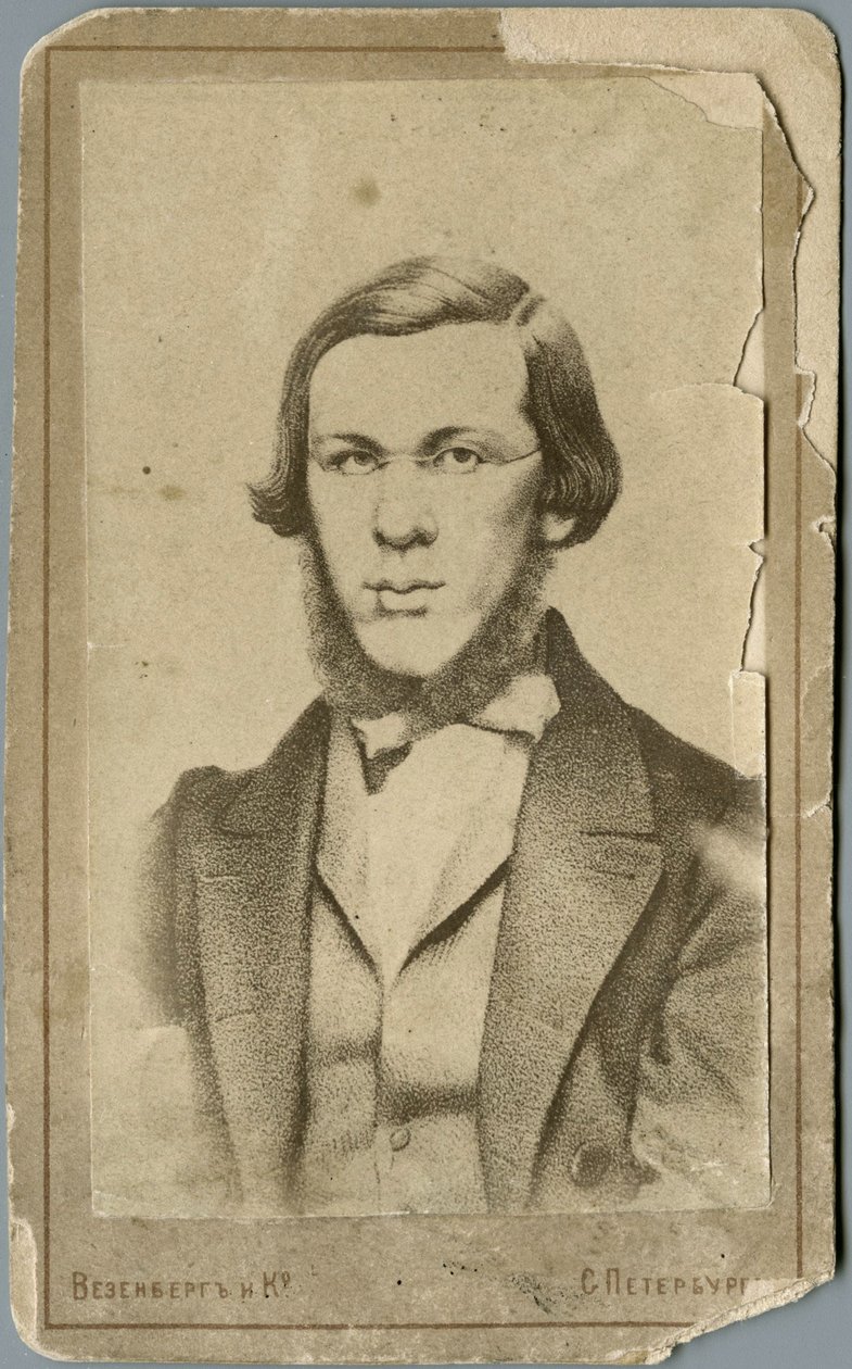 Nikolai Aleksandroviç Dobrolyubov 1836-1861, 1865 ve 1900 Arası by Photo studio Wesenberg