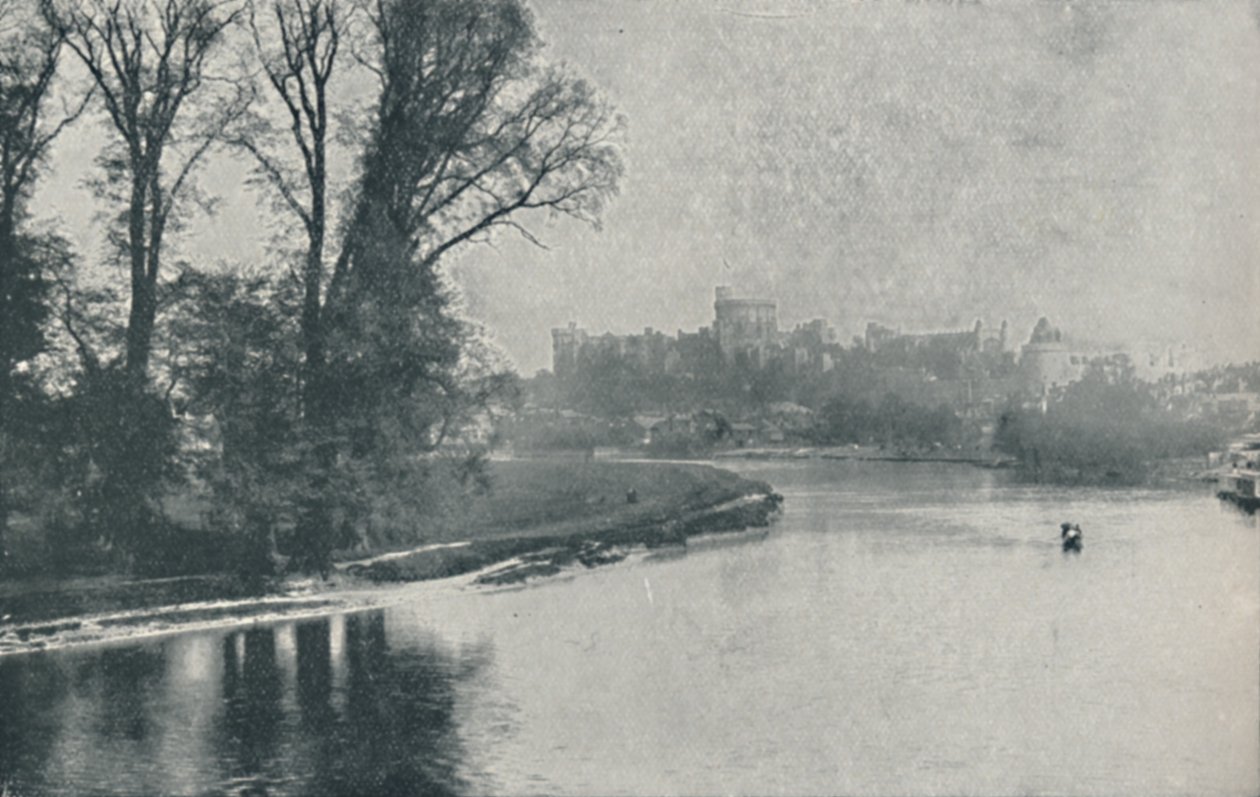 Windsor Kalesi, 1910 by Photochrom Co Ltd of London