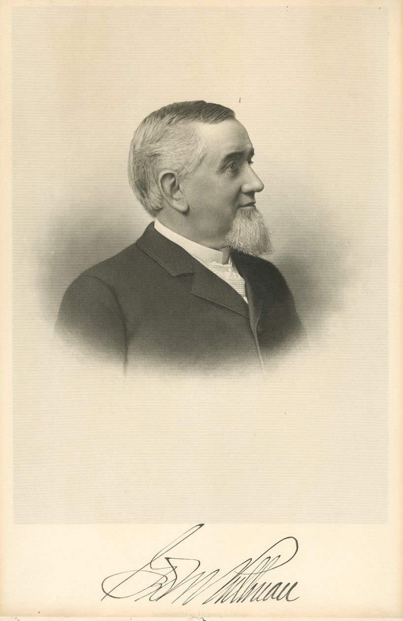 George Pullman (fotogravür) by Photographer American