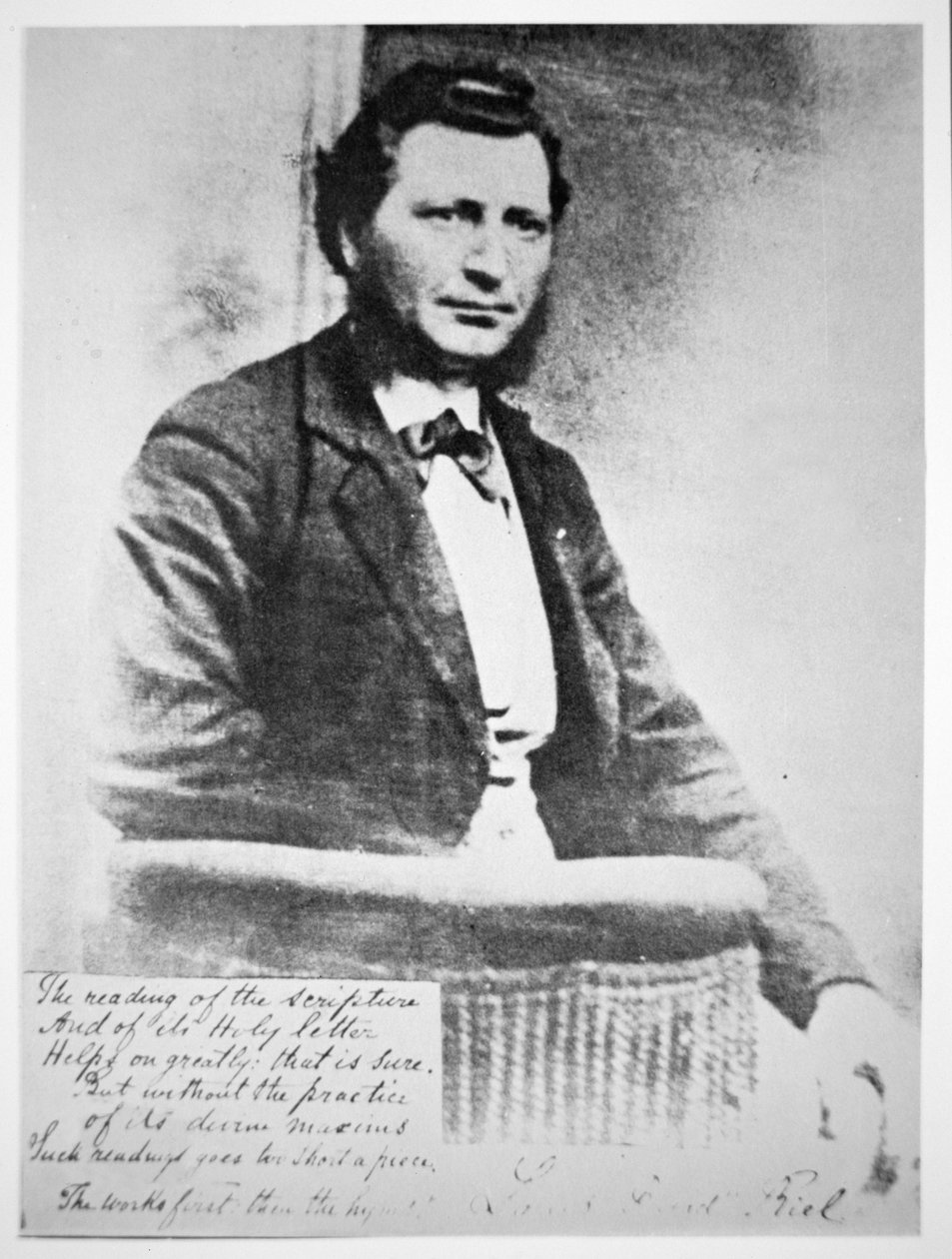 Louis Riel (s/b fotoğraf) by Photographer Canadian