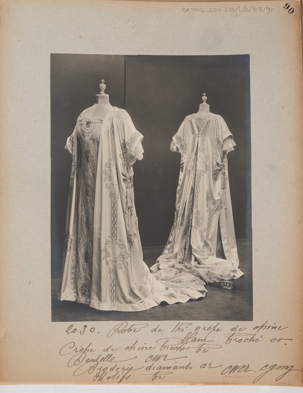 Albüm Sayfası: House of Worth, Balo Elbisesi by Photographer French