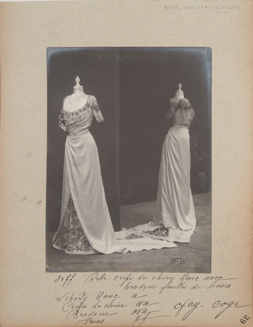 Albüm Sayfası: House of Worth, Balo Elbisesi by Photographer French