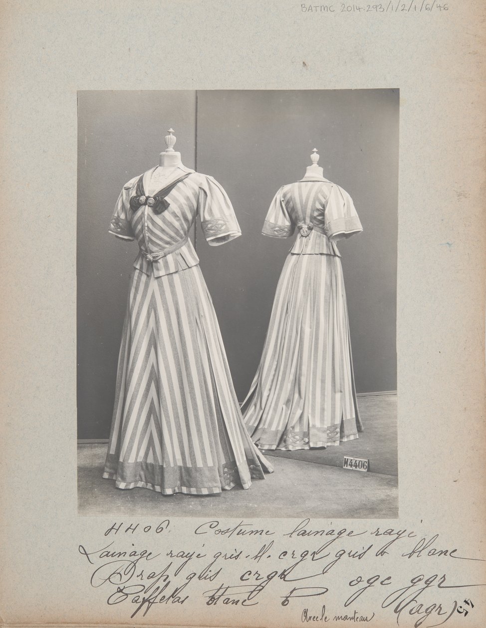 Albüm Sayfası: House of Worth, Kostüm by Photographer French