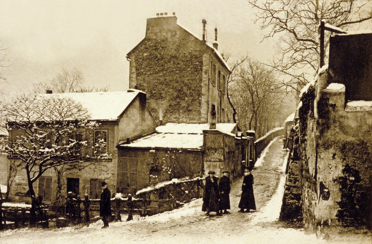Çevik Tavşan, Montmartre, Paris, yak. 1900 (s/b fotoğraf) by Photographer French