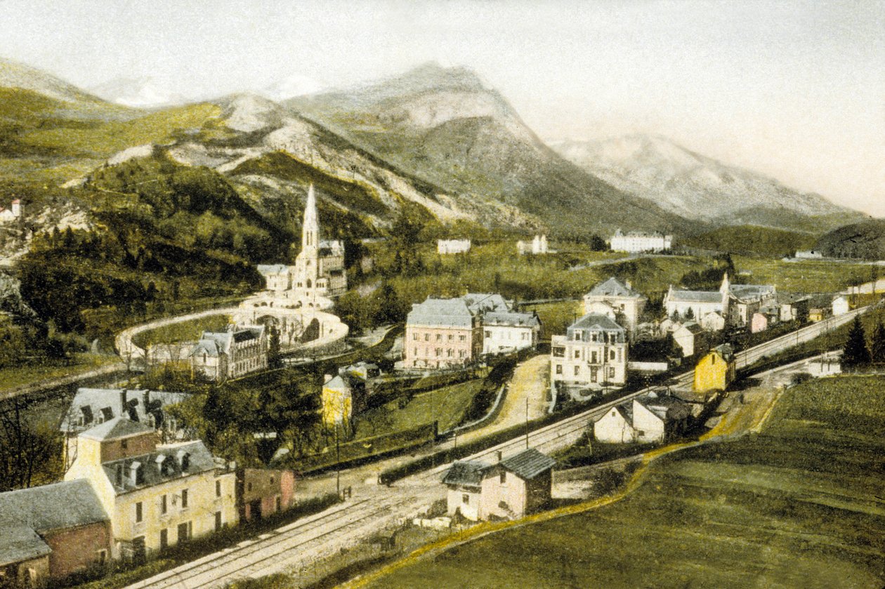 Lourdes, Fransa, yak. 1905 (fotoğraf) by Photographer French