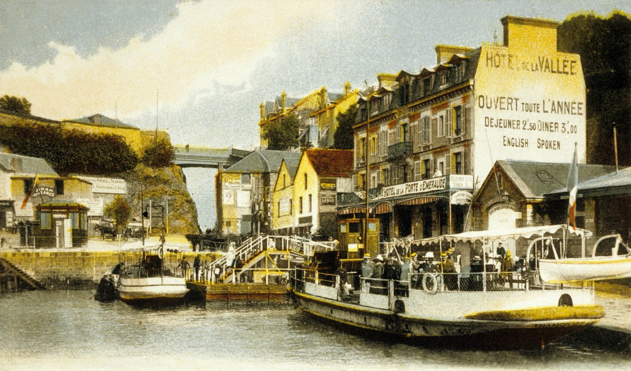 Dinard Kartpostalı, Brittany, 1900 dolayları (fotoğraf) by Photographer French