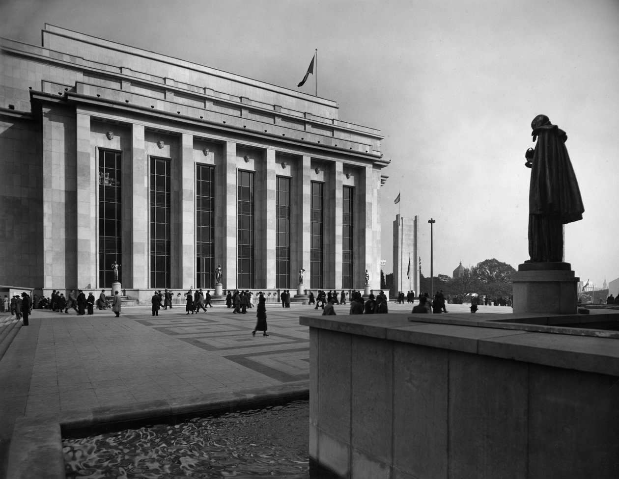 Paris'teki Trocadero Esplanade by Photographer French