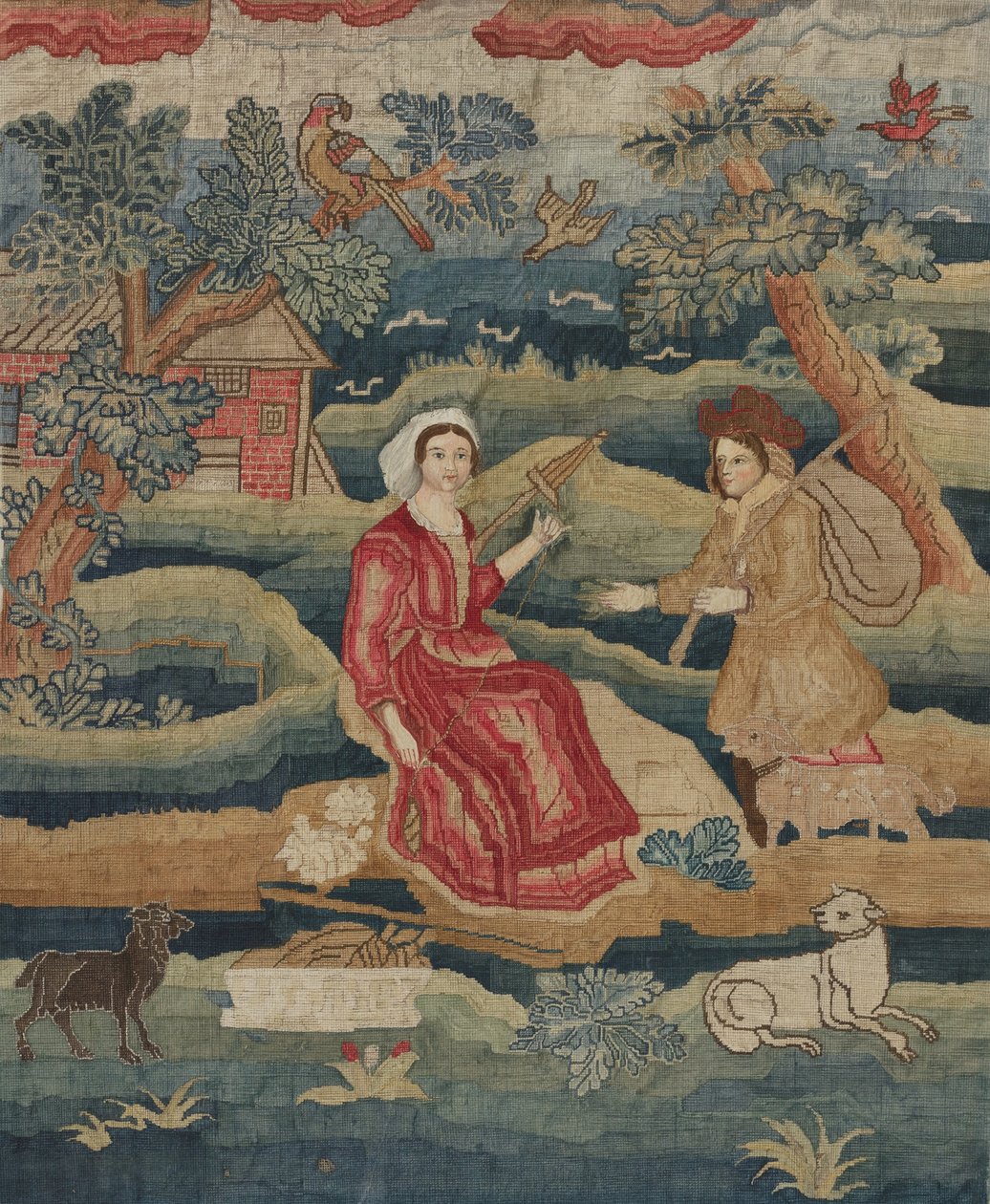 İğne Oyası Paneli, c. 1939. by Phyllis Dorr