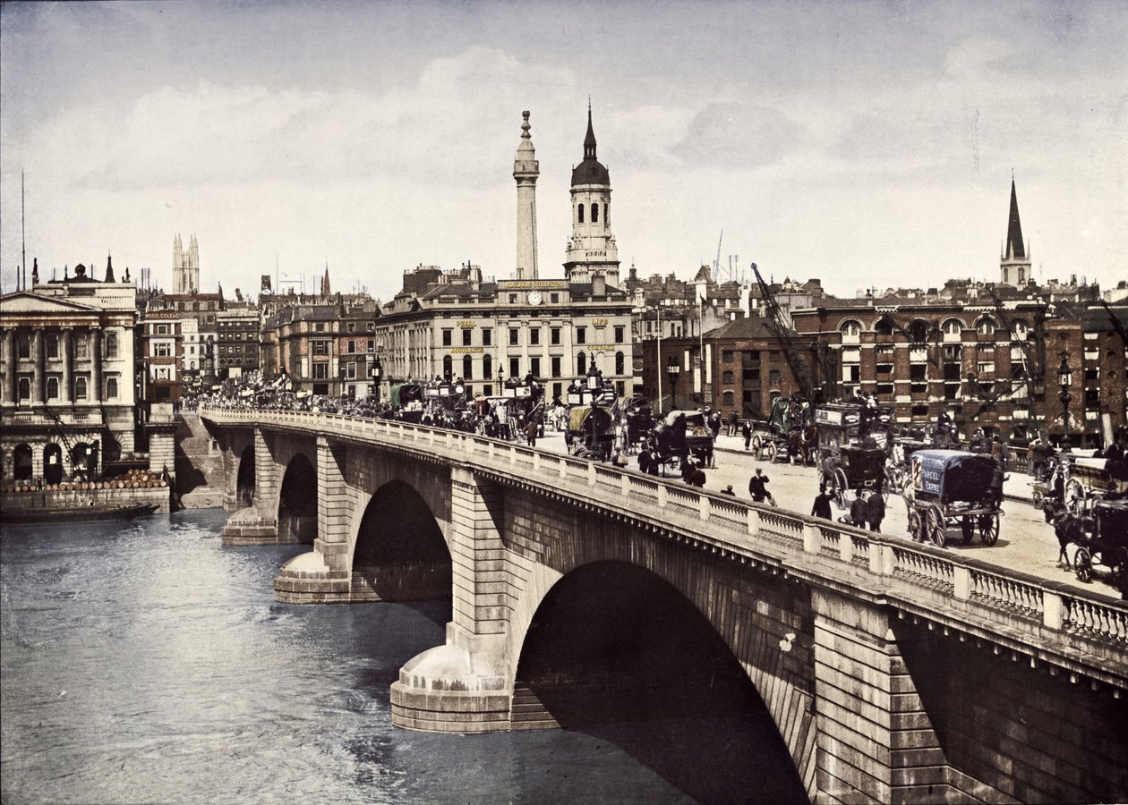 Londra Köprüsü, Londra Şehri, 1911 by Pictorial Agency