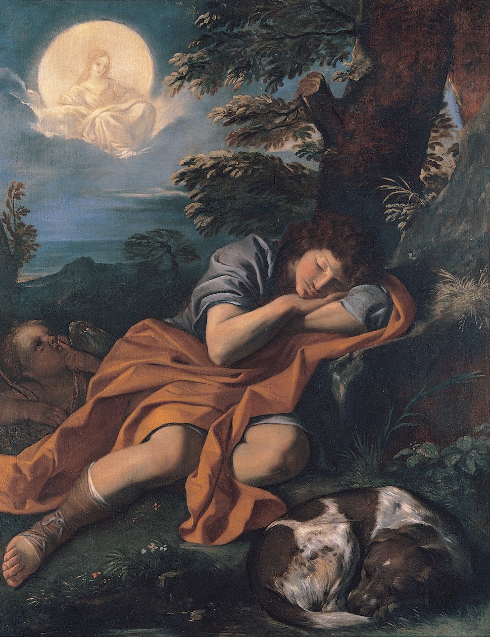 Diane ve Endymion by Pier Francesco Mola