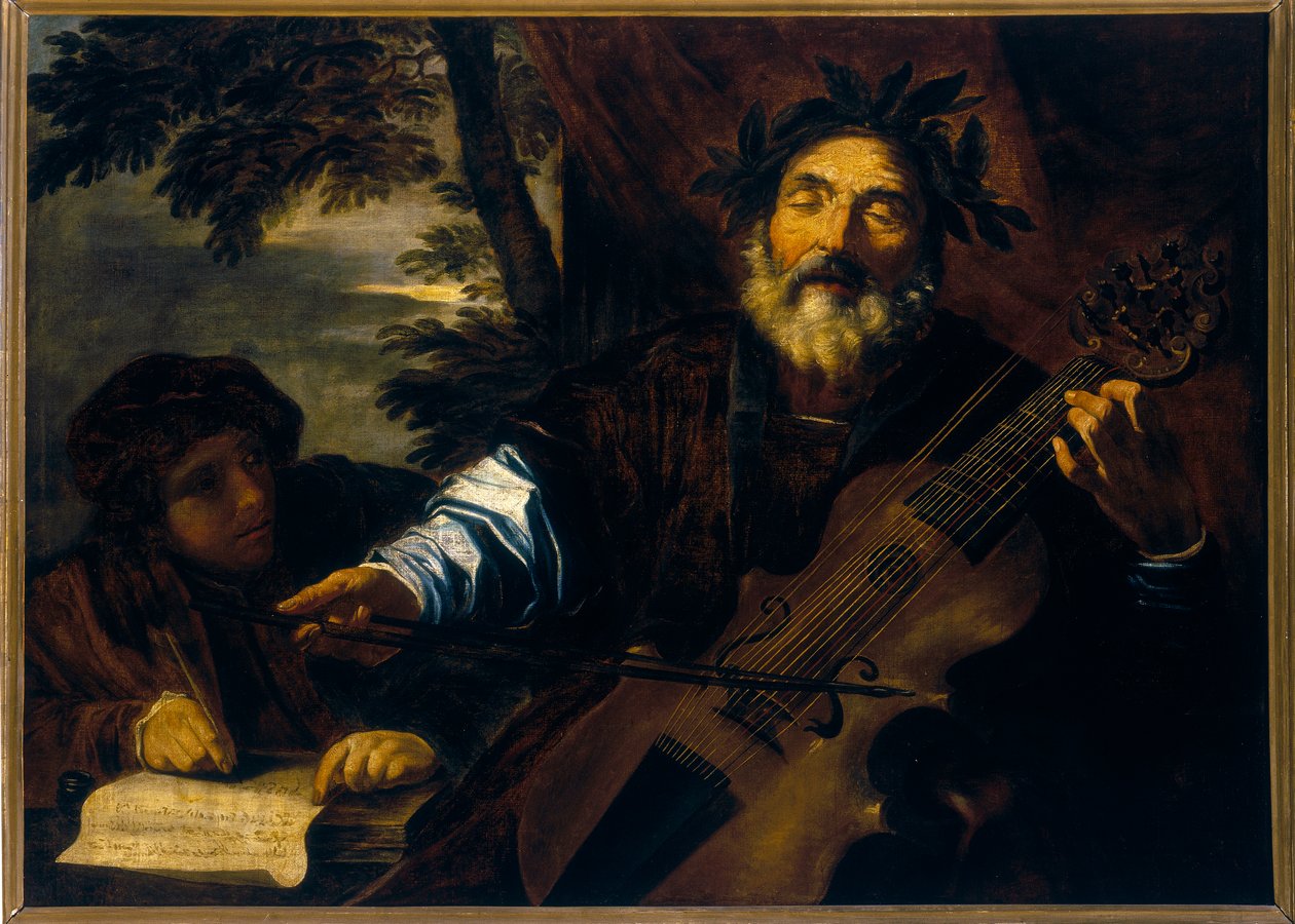 Homeros by Pier Francesco Mola