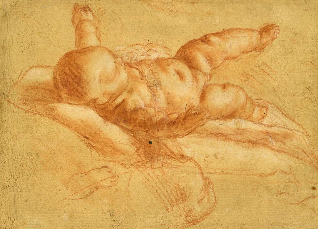 Study of a Nude Infant  by Pier Francesco Mola