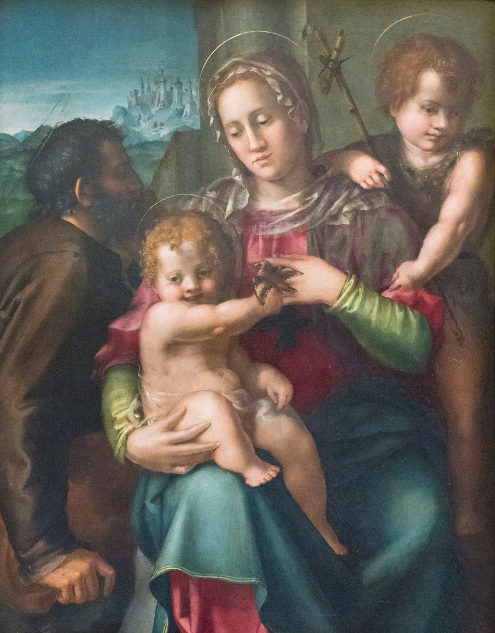 Vaftizci Yahya ile kutsal aile by Pier Francesco Foschi