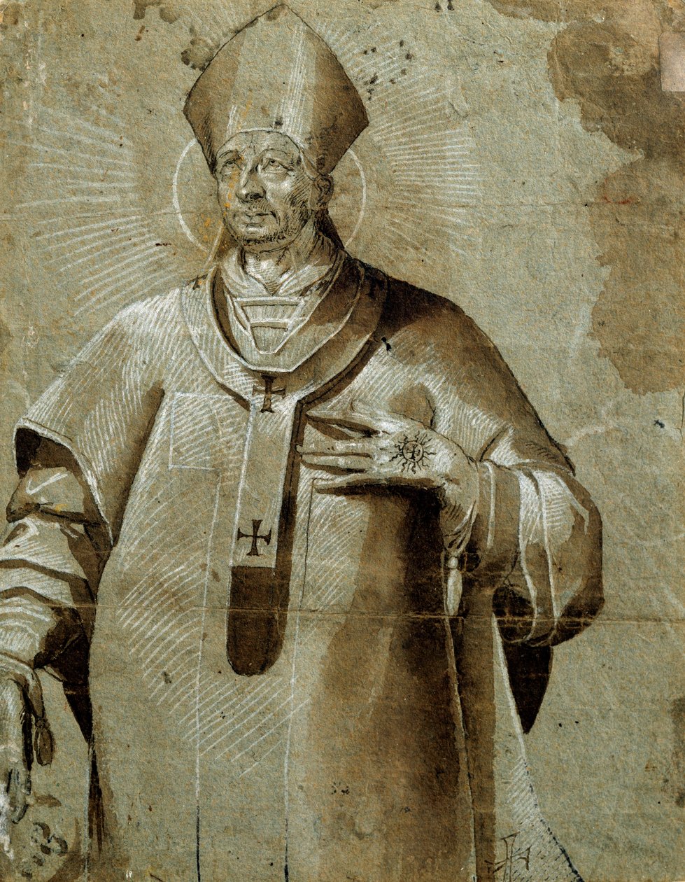 Aziz Charles Borromee (Carlo Borromeo) by Pier Francesco Morazzone