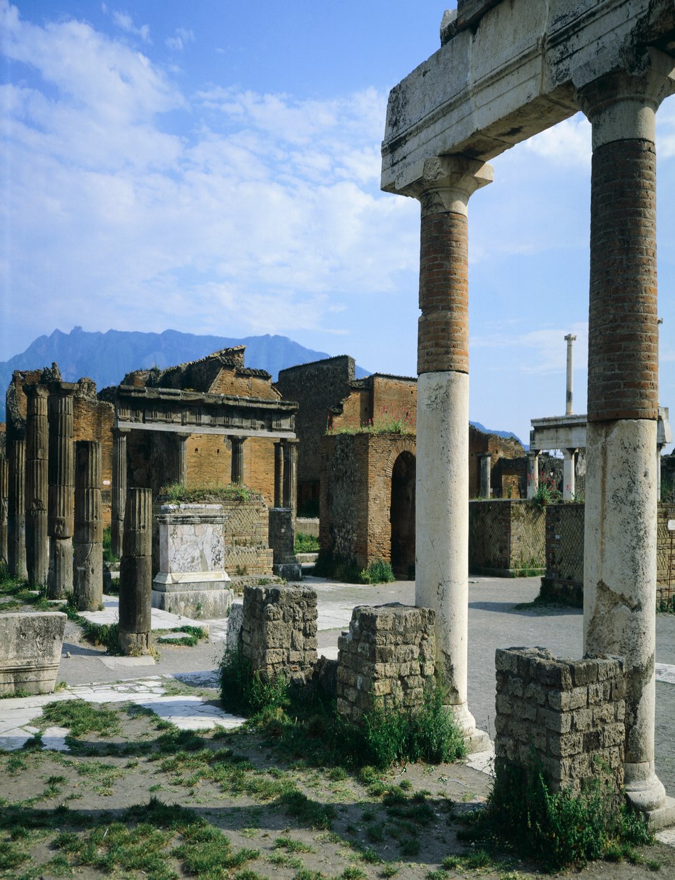 İtalya, Campania, Pompeii, Forum by Blaise Nicolas Le Sueur
