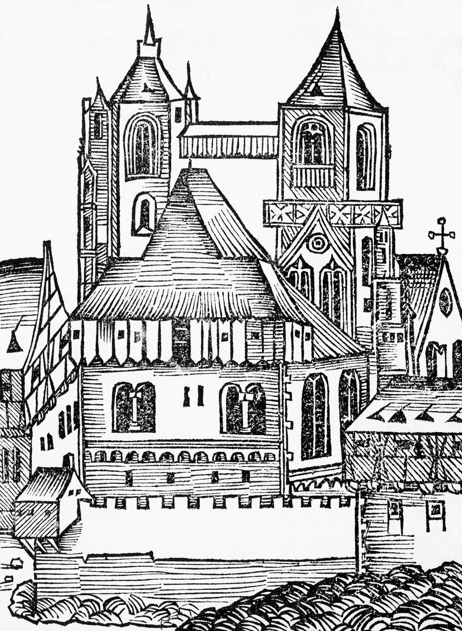 Montecassino Manastırı, Alman gravür, Nürnberg Chronicle