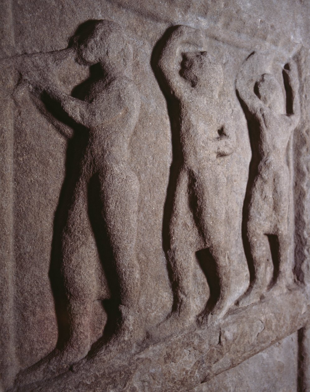 Müzisyenler, Pontassieve Cenaze stelinden detay, Toskana, İtalya, Etrüsk uygarlığı, MÖ 5. yy by Blaise Nicolas Le Sueur