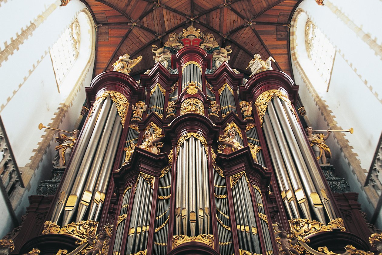 Christian Muller (1690-1763), Haarlem, Hollanda tarafından yaptırılan St-Bavokerk kilisesindeki veya Grote Kerk