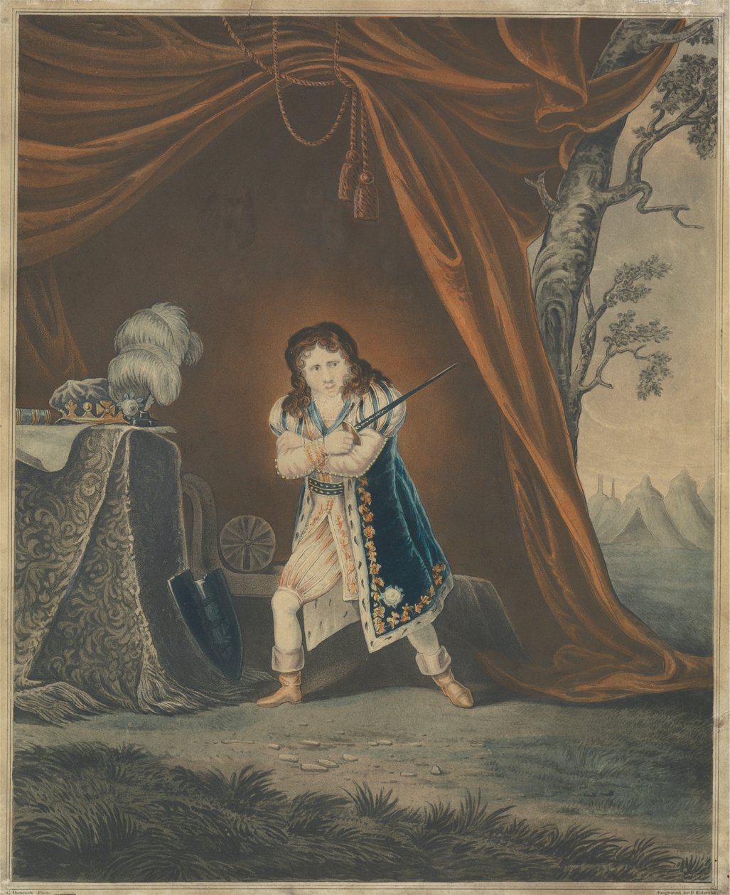 Richard III Çadırında - "Richard III", Perde V, Sahne III by Piercy Roberts