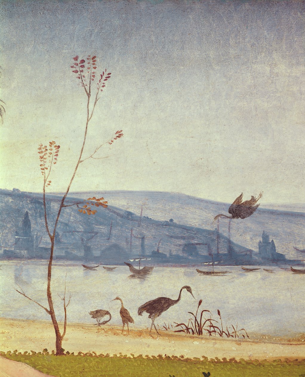 Bir Peri için yas tutan bir Satyr c.1495 (kavak üzerine yağlı boya) (4352 detayı) by Piero di Cosimo