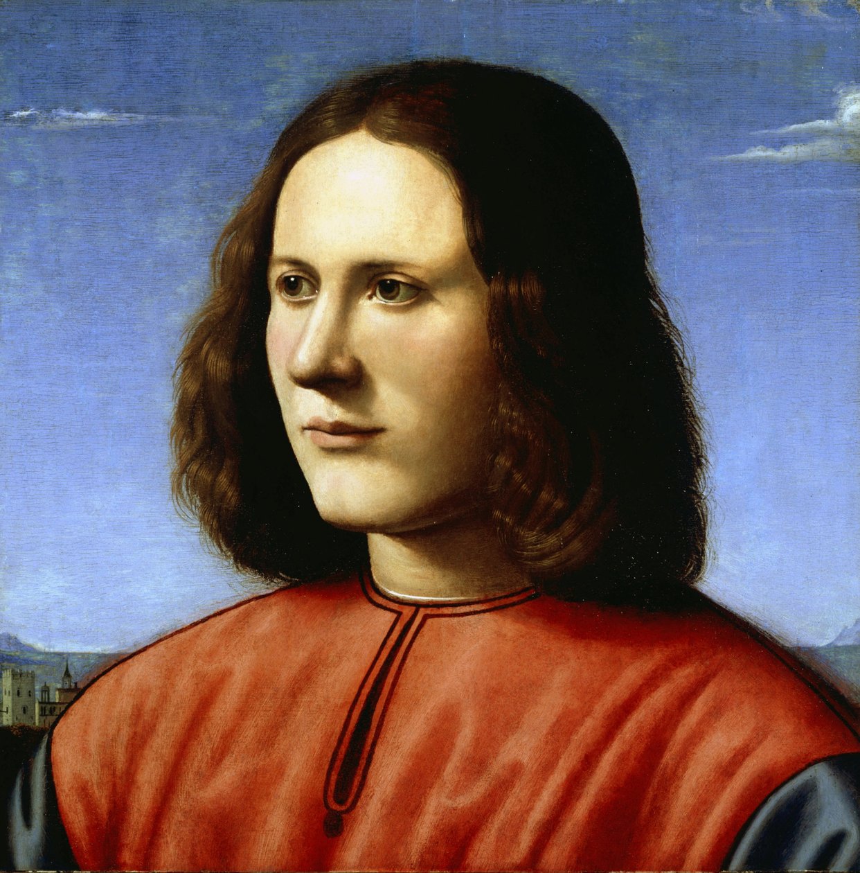 Genç bir adam by Piero di Cosimo