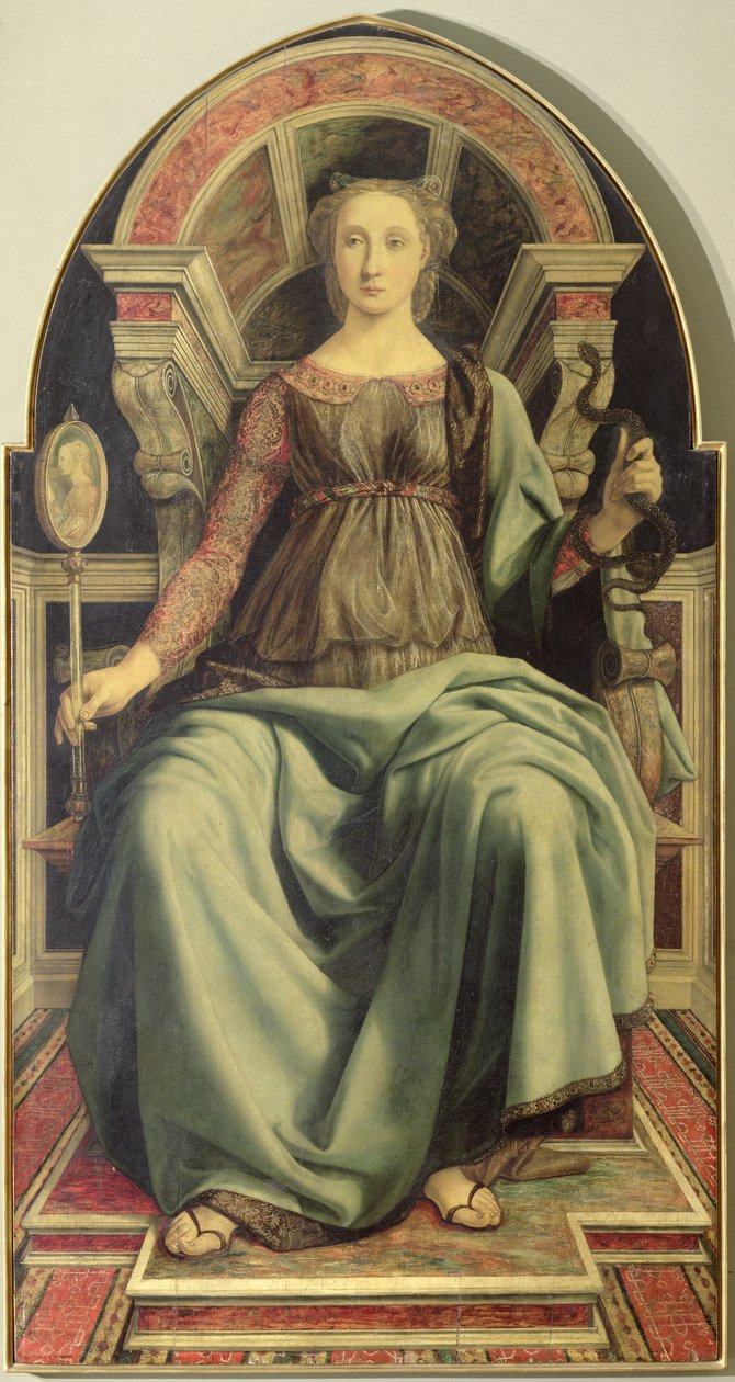 Prudence, c.1470 (panelde tempera) by Piero del Pollaiolo