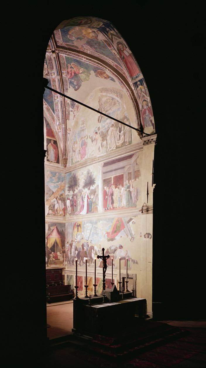 Legend of the True Cross döngüsü ile apsis, 1464 tamamlandı by Piero della Francesca