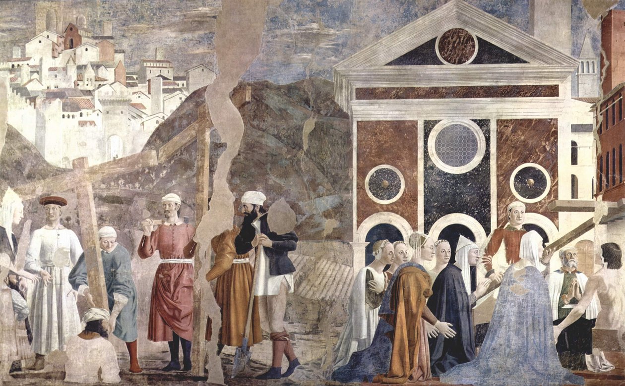 Kutsal Haç Efsanesi by Piero della Francesca