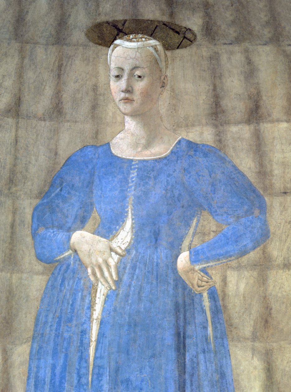 Madonna del Parto, c.1450-70 (detay) (ayrıca bkz. 75561, 172471 ve 172472) by Piero della Francesca
