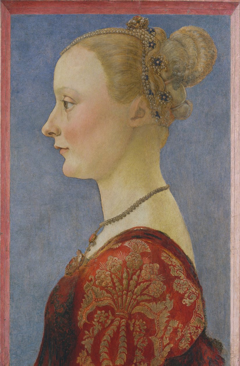 Bir Kadının Portresi, ca. 1480. by Piero del Pollaiolo