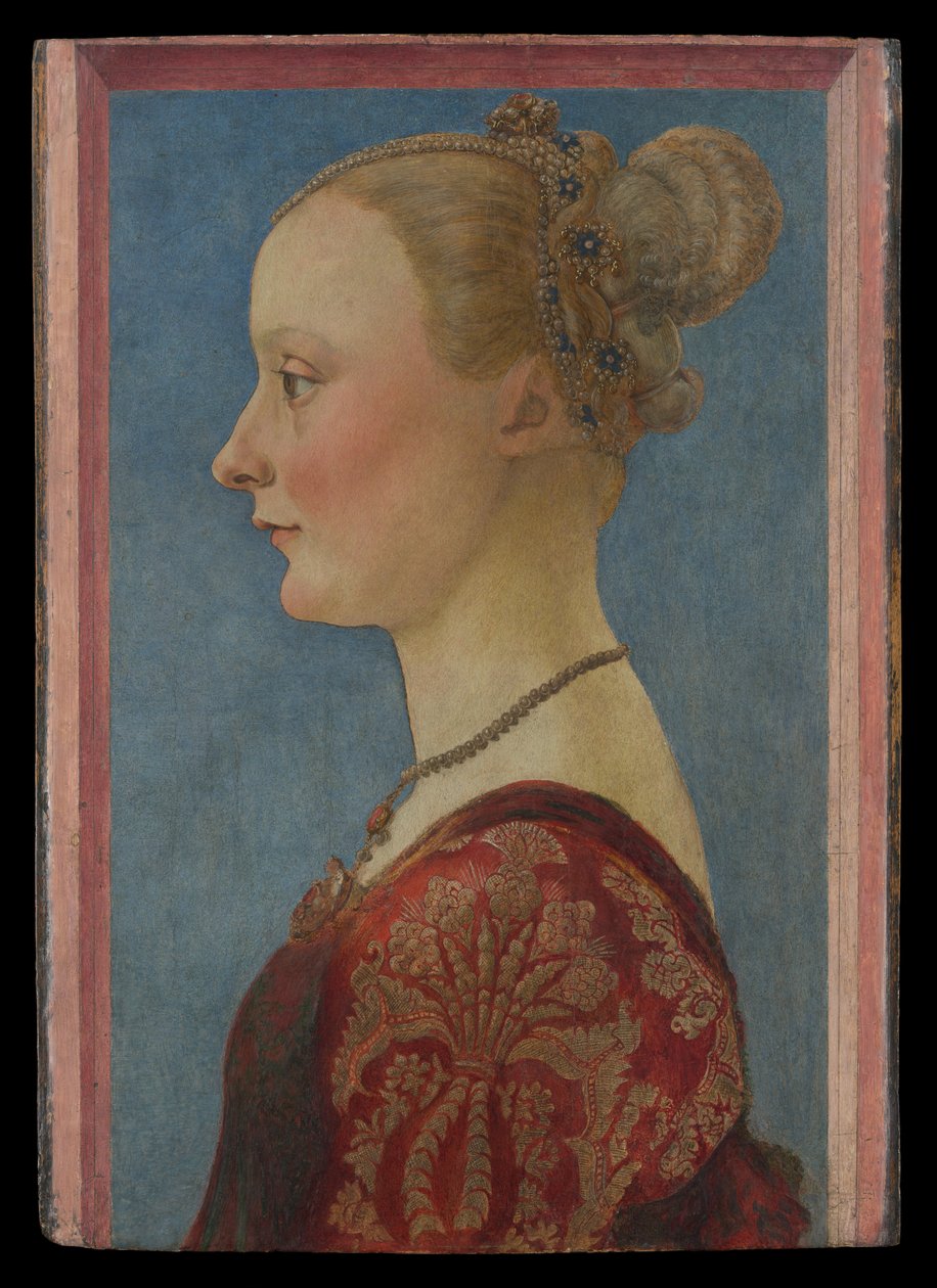 Bir Kadının Portresi, 1480 dolayları (ahşap üzerine tempera) by Piero del Pollaiuolo
