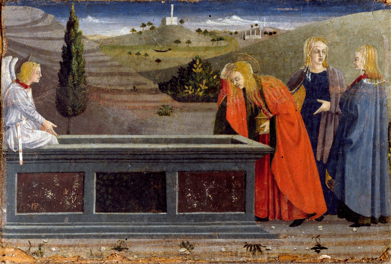 Misericordia Polyptych: Üç Maries by Piero della (school of) Francesca