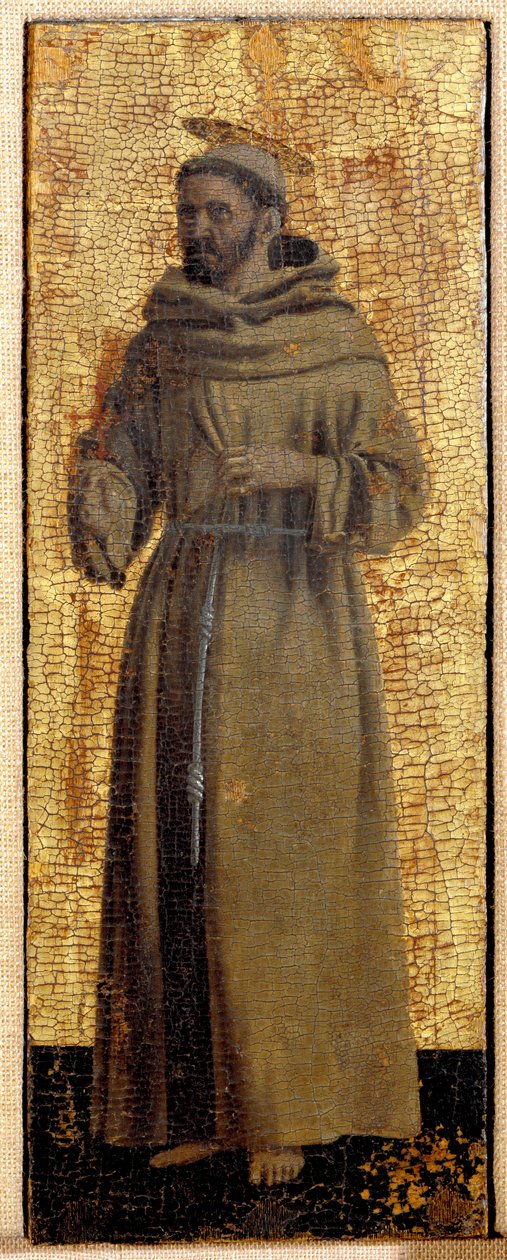 Misericorde Poliptiği: Misericorde Bakiresi, etrafı azizlerle çevrilidir. Assisi