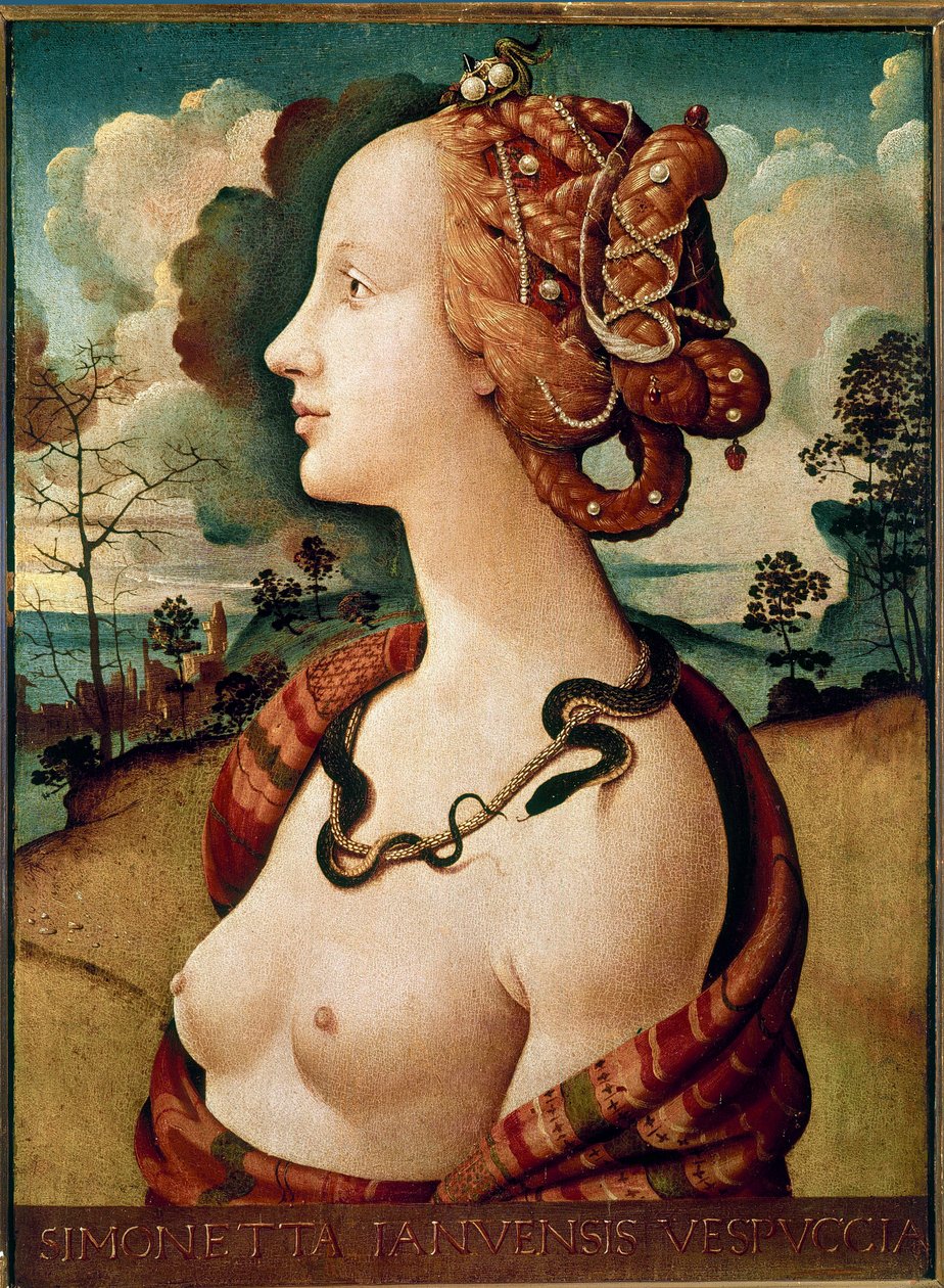 Simonetta Vespucci Detrempe