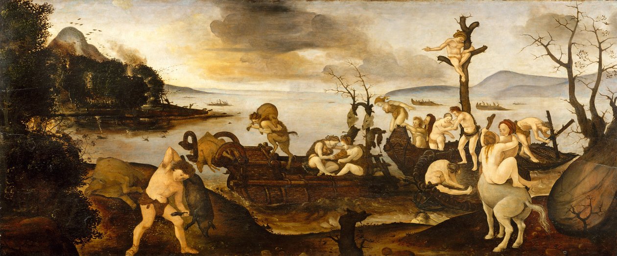 Avdan Dönüş, yak. 1494-1500. by Piero di Cosimo
