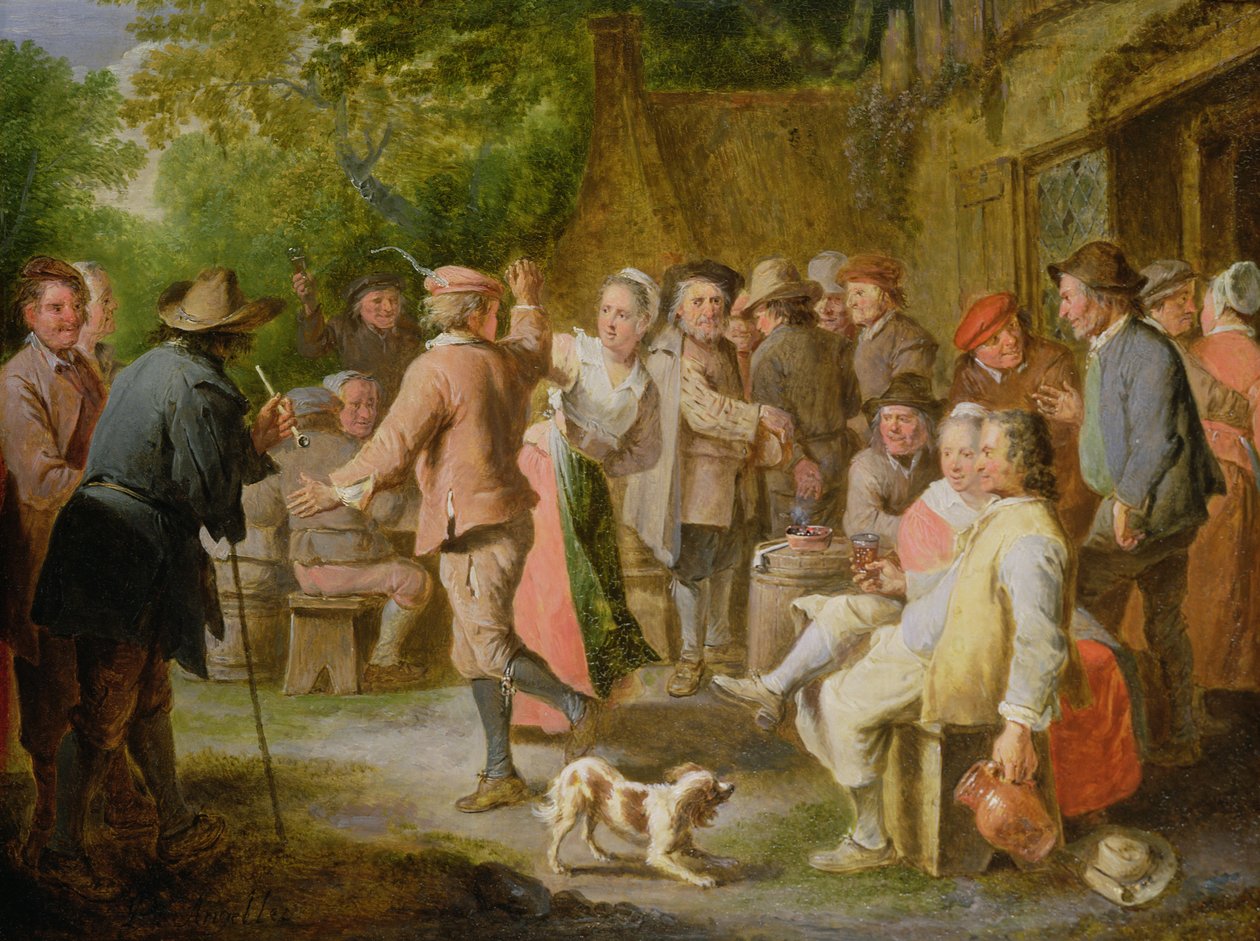 Dans Eden Figürlerle Kır Şenliği by Pierre Angelis or Angillis