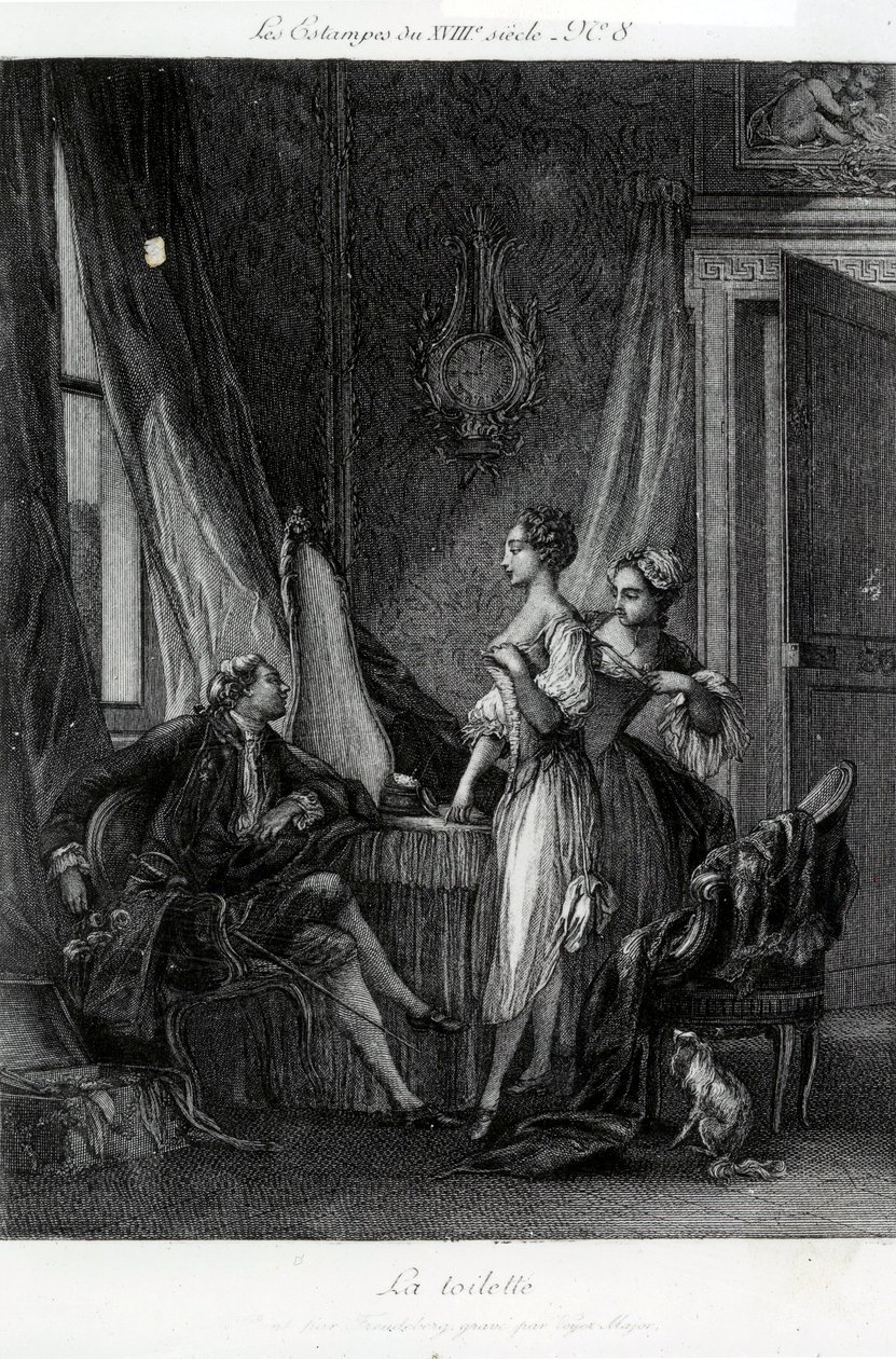 Tuvalet, 1771 by Pierre Antoine Baudouin